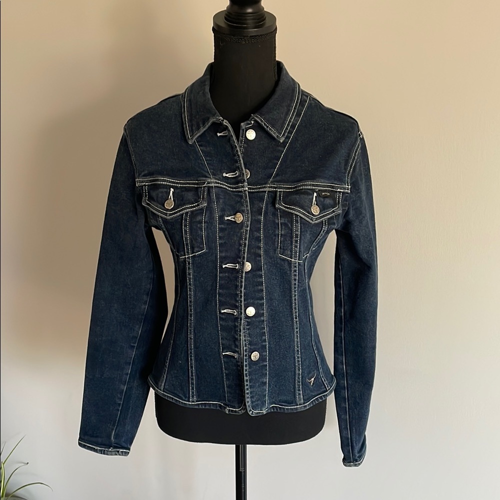Sergio Dark Blue Denim Jacket Sz M
